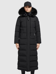 Coat MARANA (WITH FUR) Black