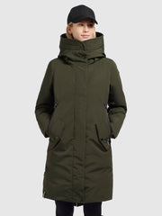 Coat CHARLYN4 Dark Green