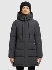 Coat YARA (WITHOUT FUR) Dark Grey