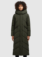 Coat LINNA Dark Green