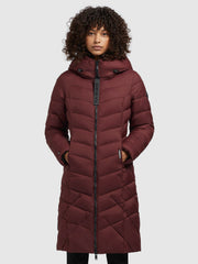 Coat ODANA2 Wine Red