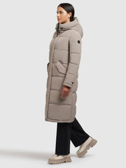 Coat DAIRI Gray Beige