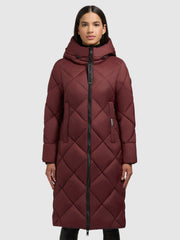 Coat SALIA Wine Red