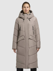 Coat EVIEL Gray Beige