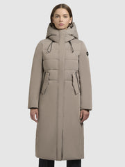 Coat BARLA Gray Beige