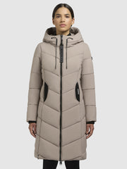 Coat ARIBAY5 Gray Beige