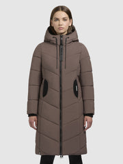 Coat ARIBAY5 Taupe dark