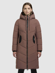 Coat ARIBAY5 Red-brown