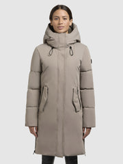 Coat LEANE Gray Beige