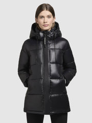 Jacke WORD3 SATIN Schwarz