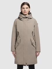 Coat CHARLYN5 Gray Beige