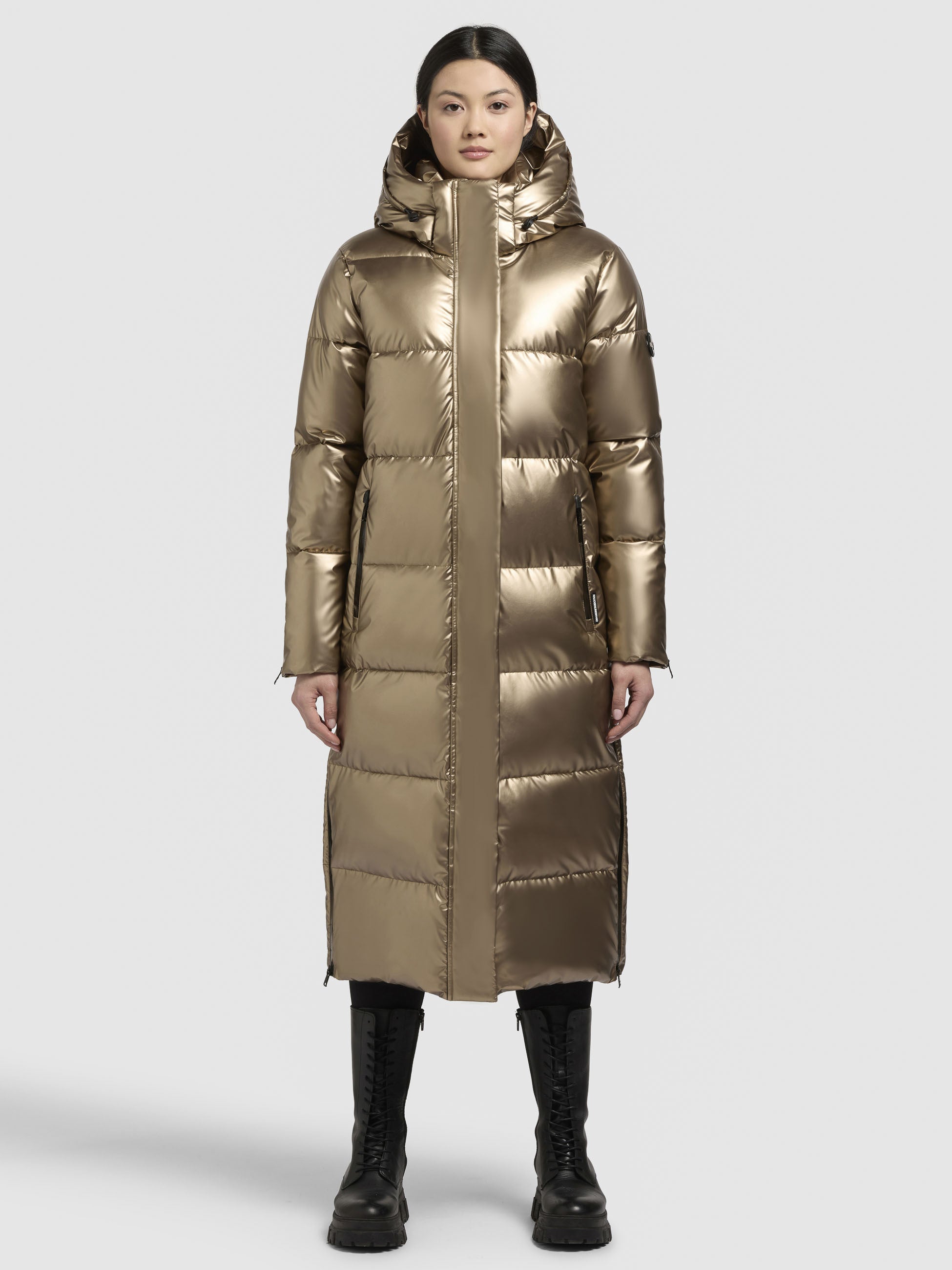 Coat HEDD SHINY Gold KHUJO