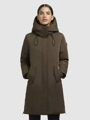 Coat LEANE Dark Olive