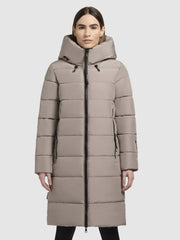 Coat JILIAS5 Gray Beige