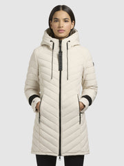 Coat NITA3 Cream White