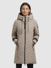 Coat NITA3 Gray Beige