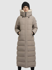 Coat CLARESE TEDDY Gray Beige