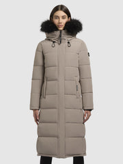 Coat PORDE Gray Beige