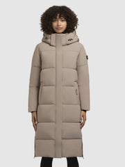 Coat RACHEL MATT Gray Beige