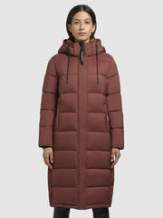 Coat JULINA3 MATT rust red