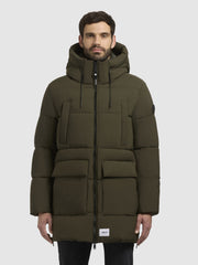 Coat WELM MATT Dark Green