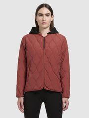 Jacke MALAR Rotbraun
